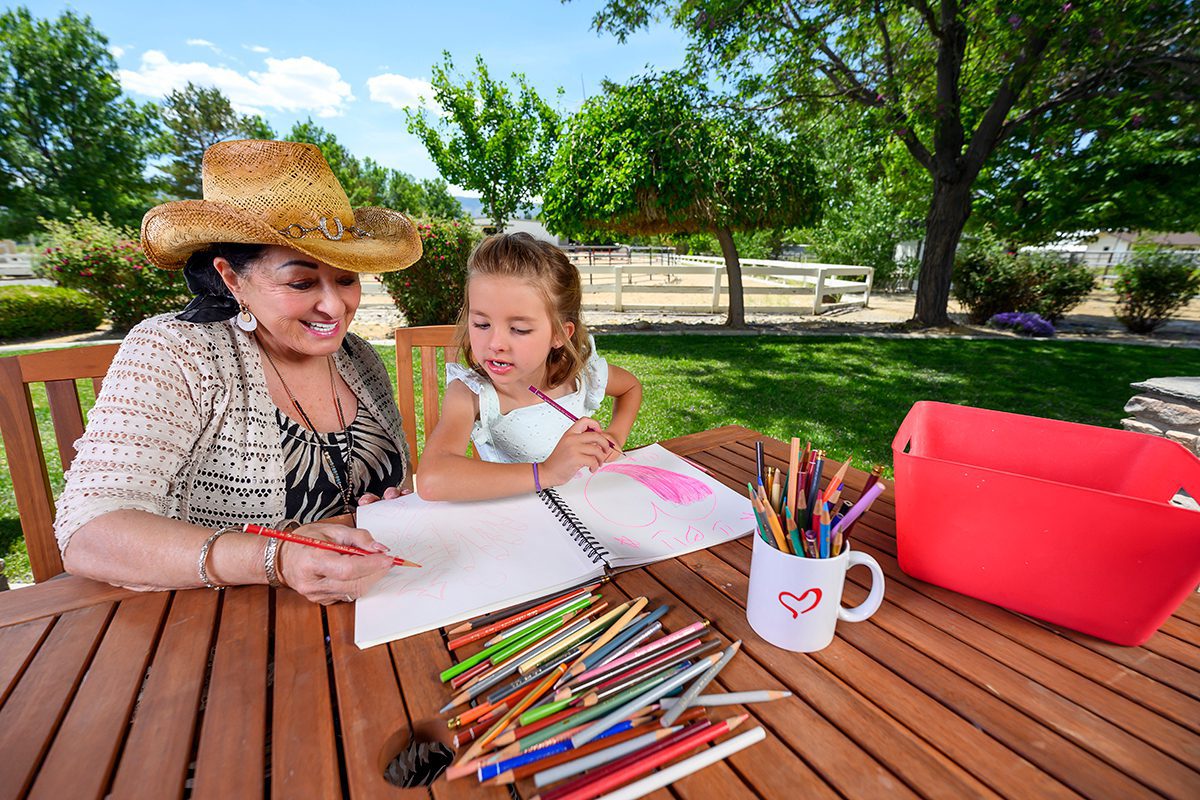 Hometown Health member portraits photographed at Reno ranch home